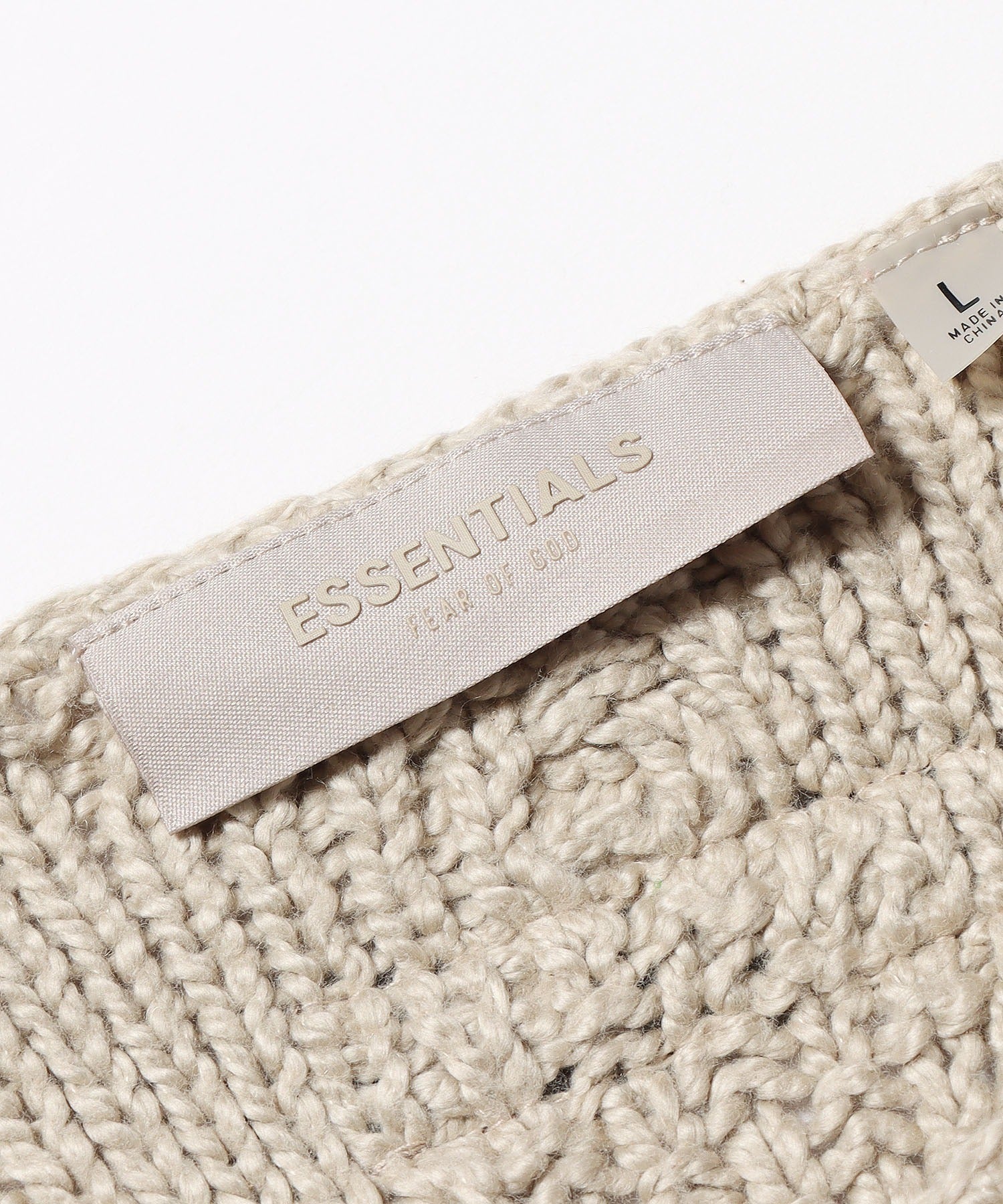 FOG 22FW CABLE KNIT CREW NECK