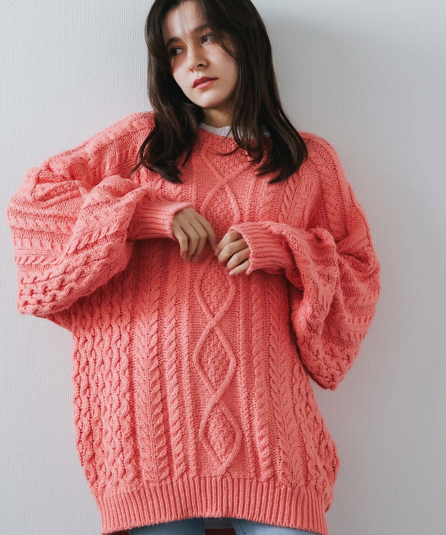 FOG ESSENTIALS / FOG 22FW CABLE KNIT CREW NECK