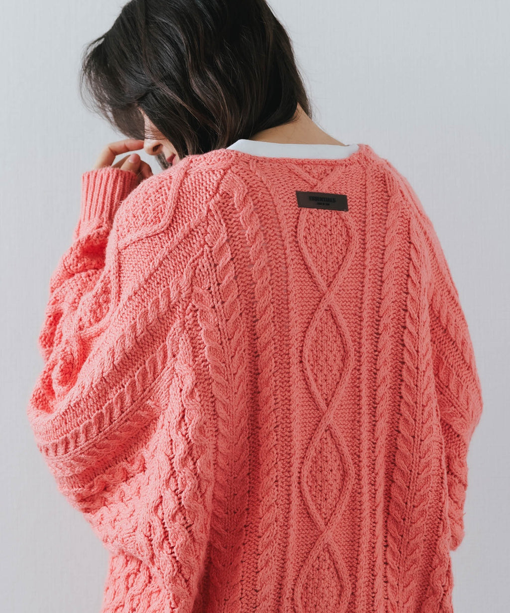 FOG ESSENTIALS / FOG 22FW CABLE KNIT CREW NECK