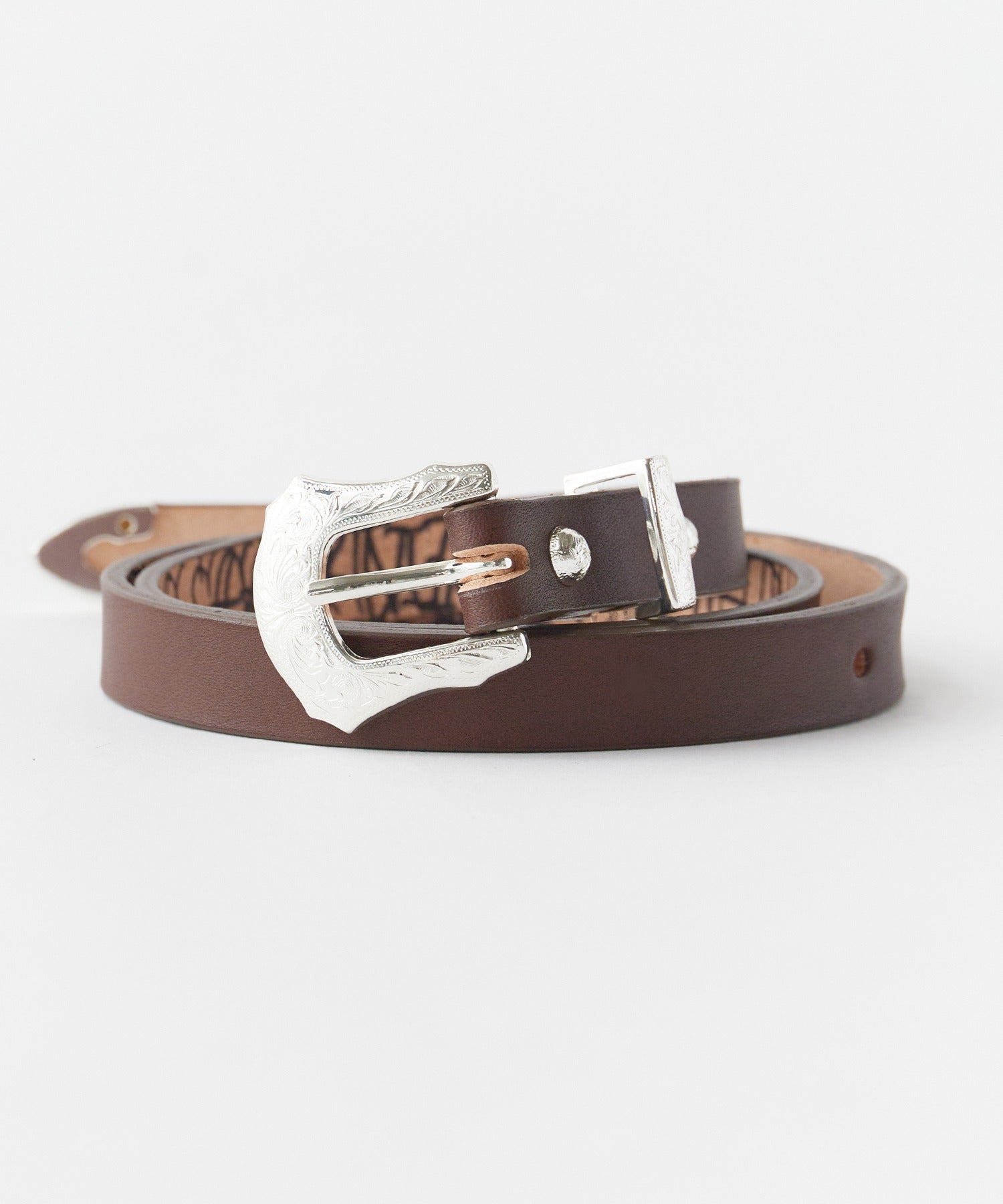 COWHIDE WESTERN BELT