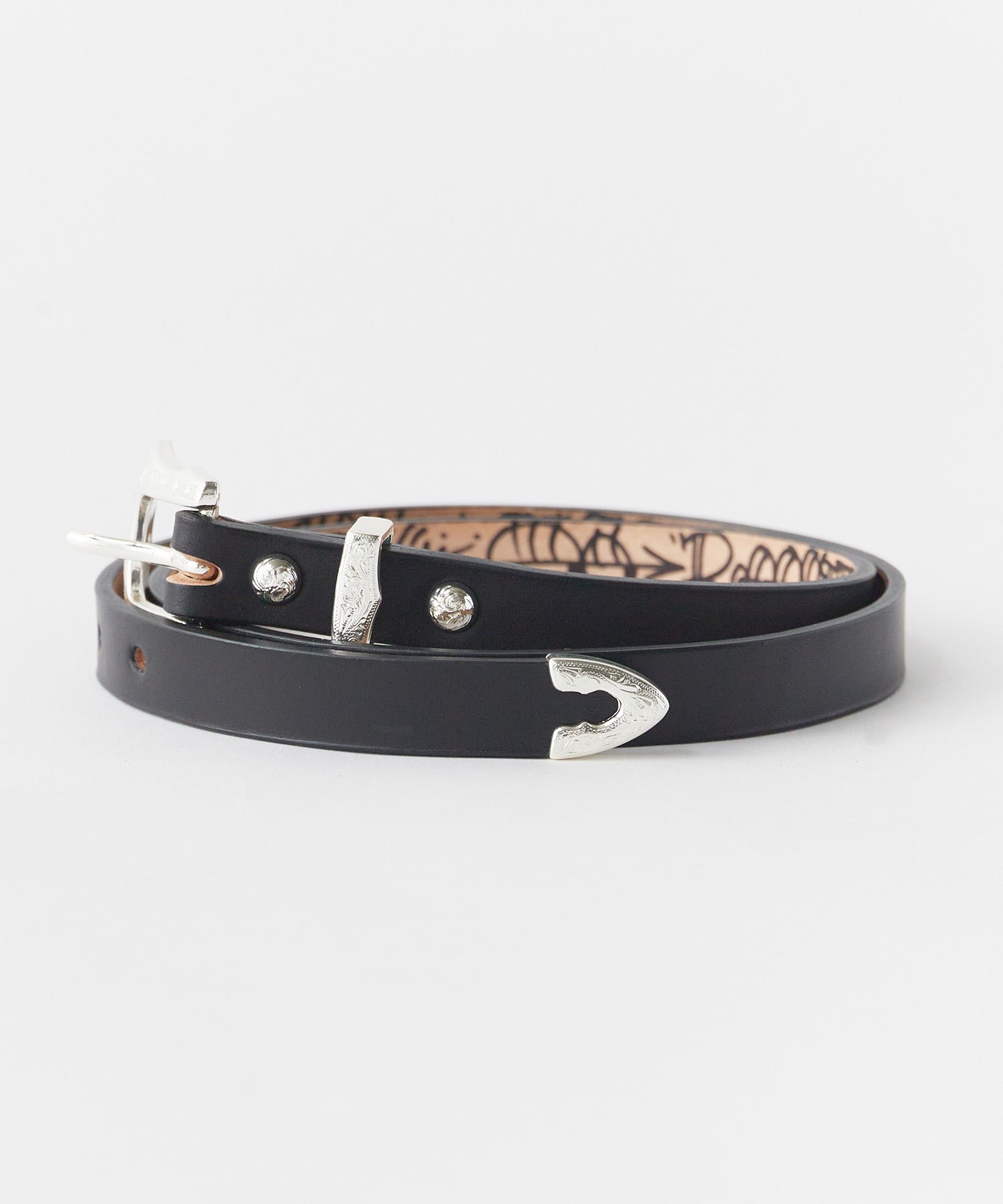 COWHIDE WESTERN BELT