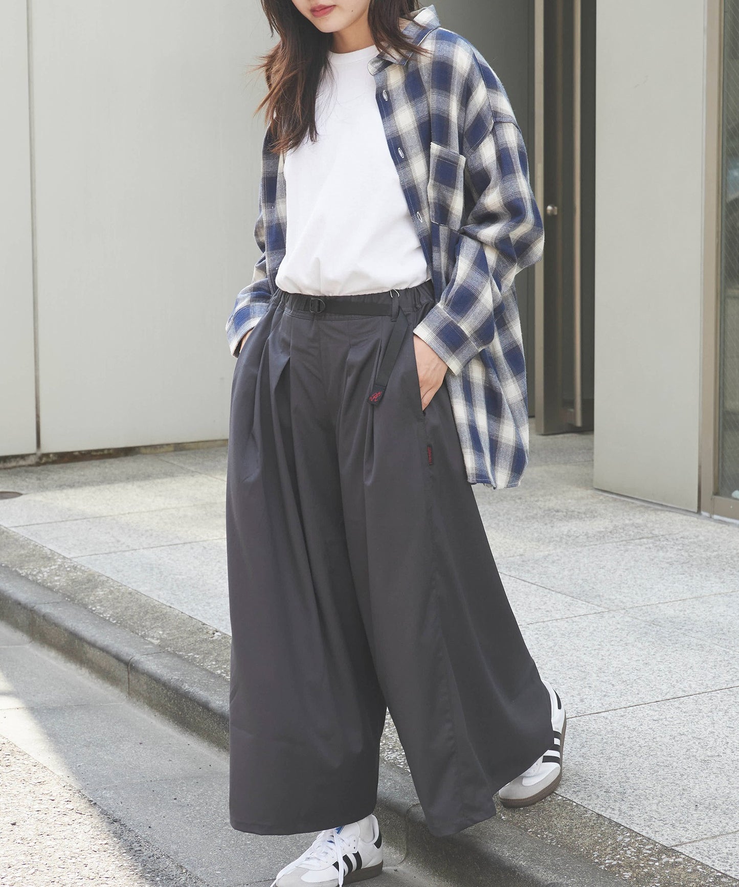 Gramicci / STRETCH GABARDIN FLARE PANT