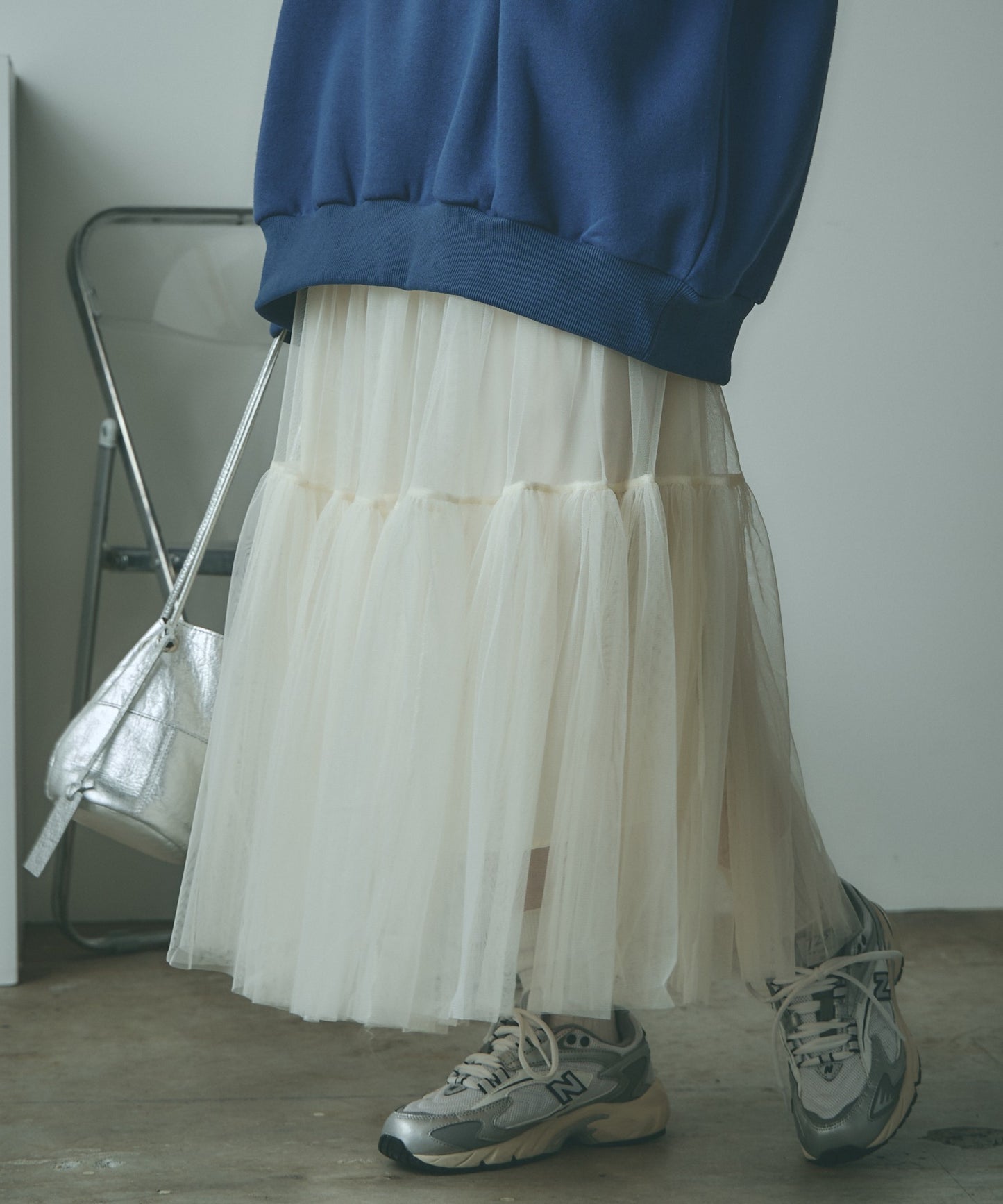 AO.2 / Tiered tulle skirt ティアードチュールスカート