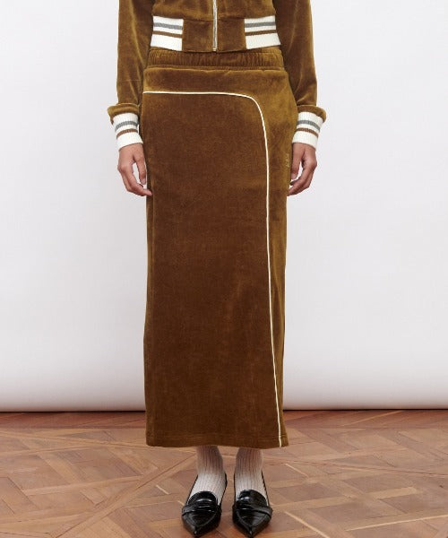 Kijun / Velour Long Skirt  ベロアロングスカート