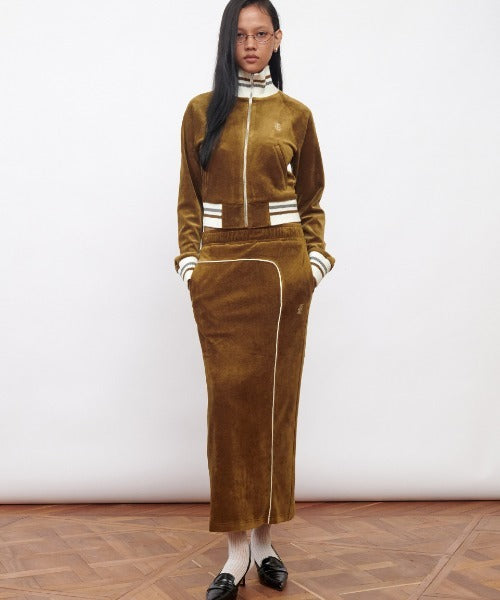 Kijun / Velour Long Skirt  ベロアロングスカート