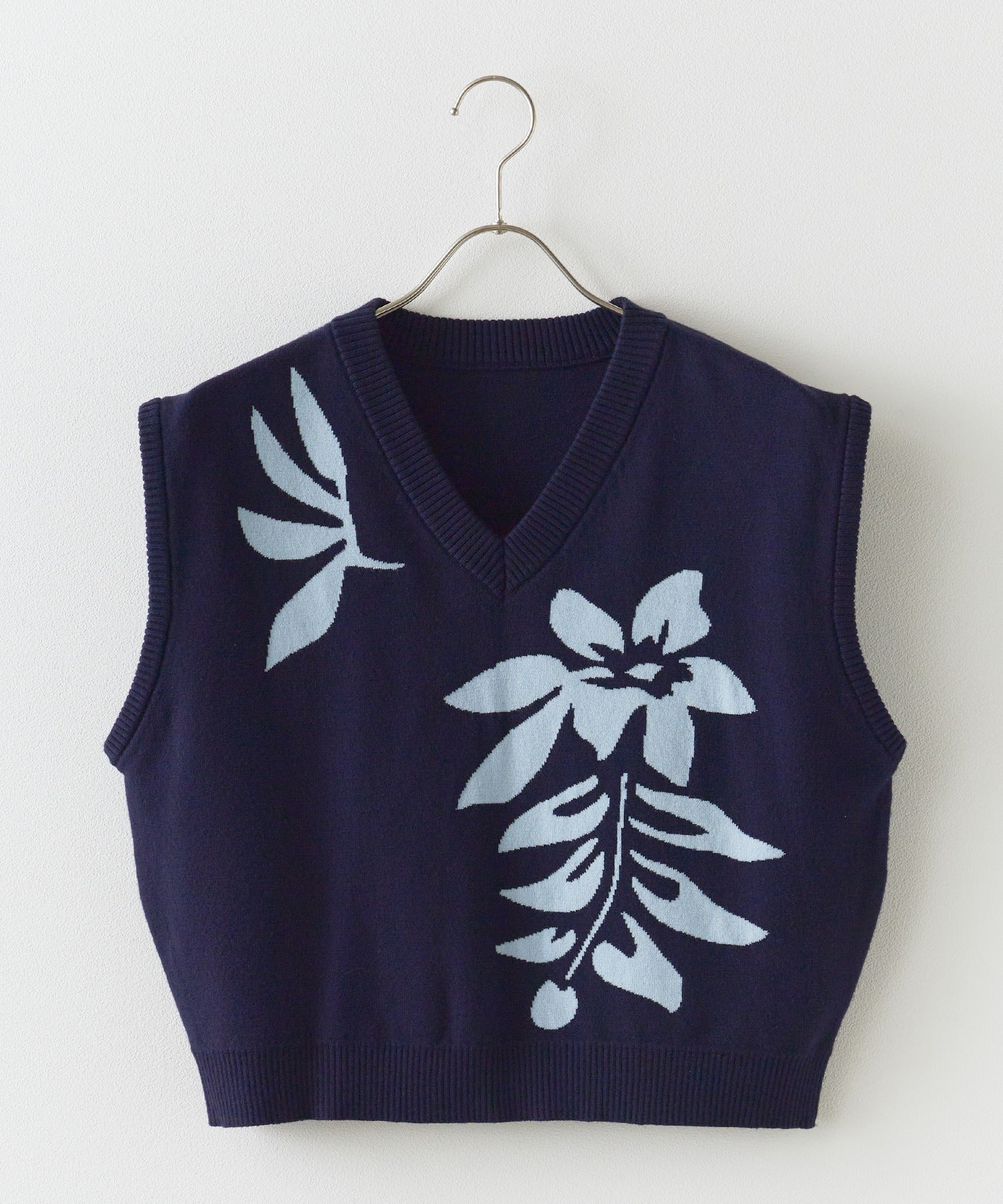 SEA LA VIEW / ジャガードニットベスト