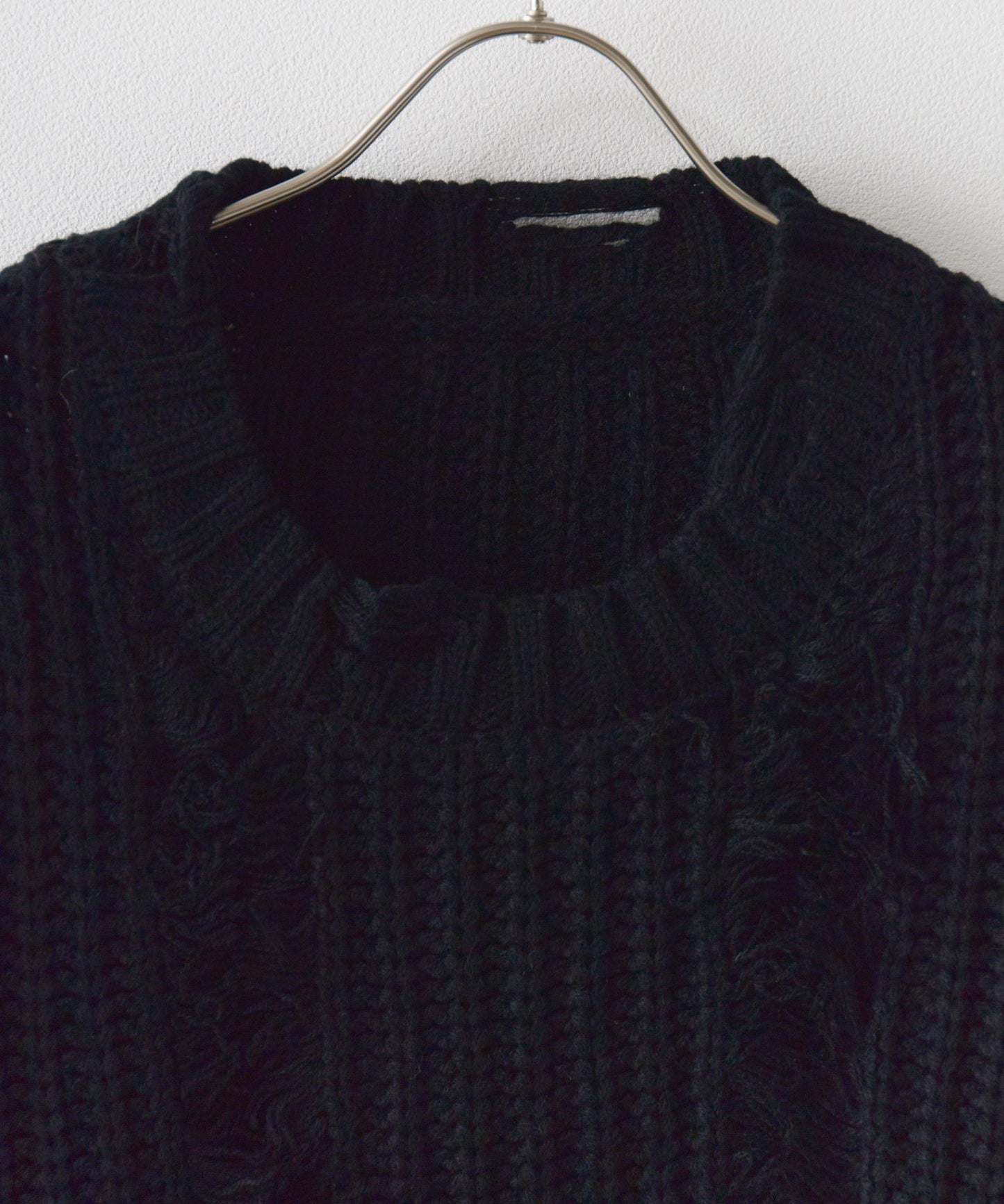 Chick / Fringe damage knit フリンジダメージニット