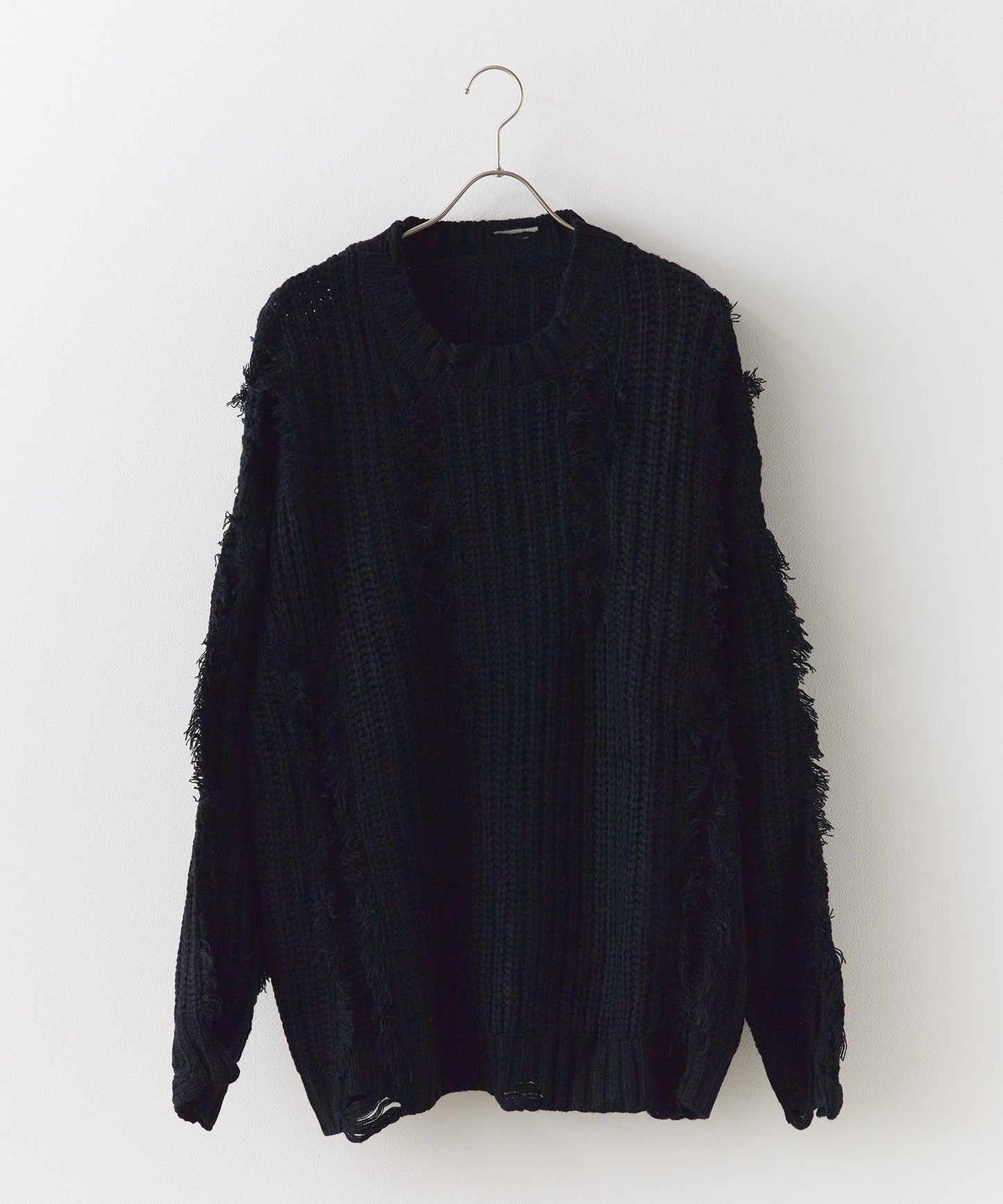 Chick / Fringe damage knit フリンジダメージニット