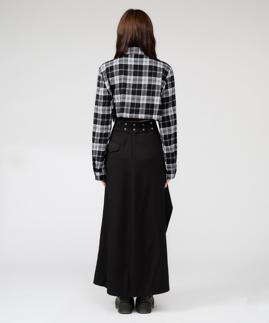 Chick / Wide Belt Slt Skirt  ワイドベルトスリットスカート