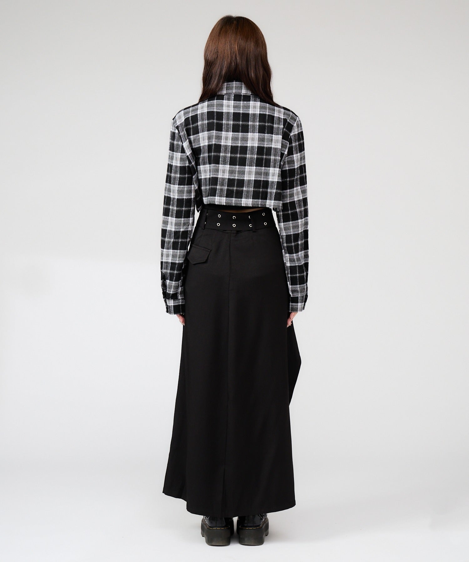 Chick / Wide Belt Slt Skirt  ワイドベルトスリットスカート