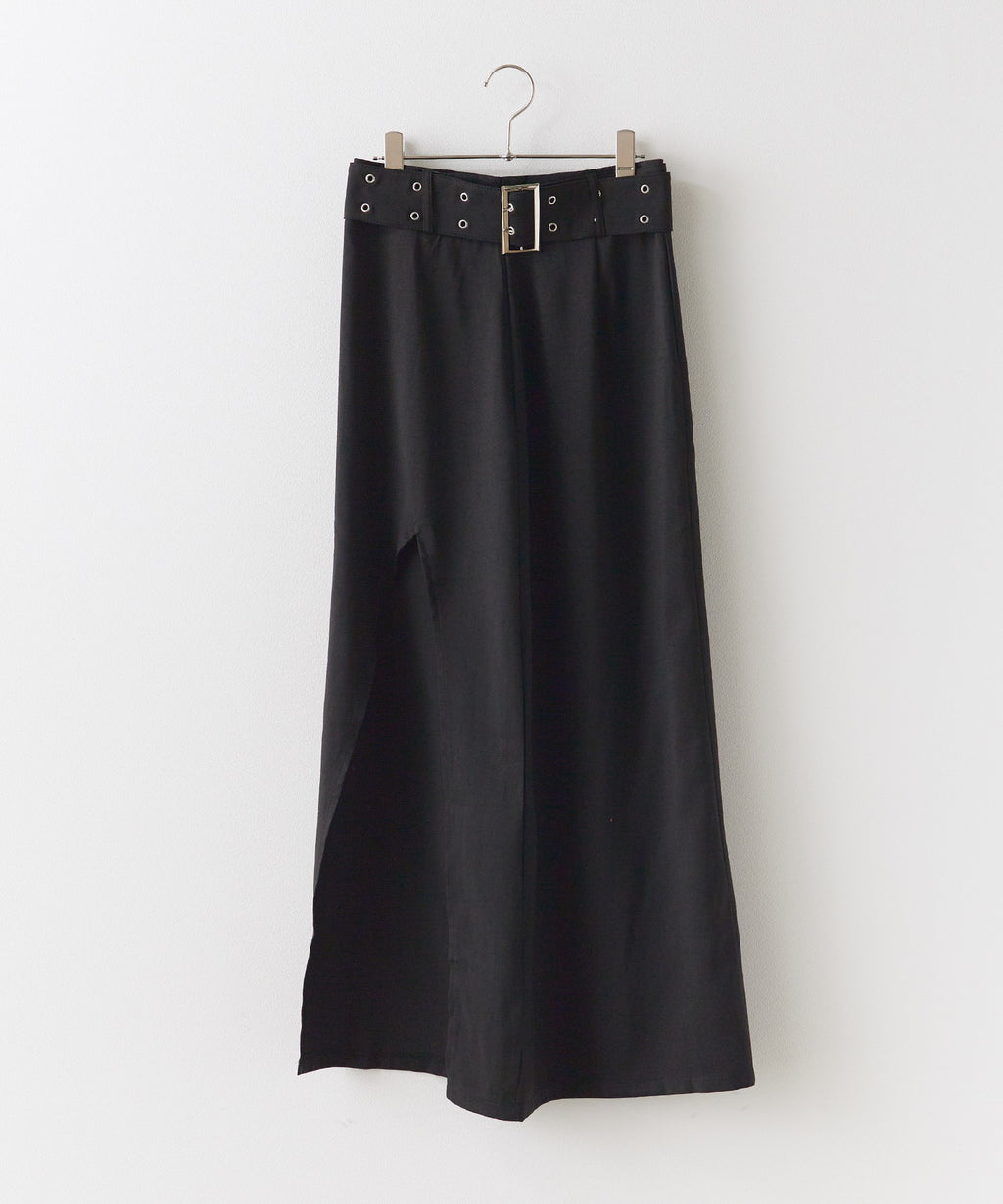 Chick / Wide Belt Slt Skirt  ワイドベルトスリットスカート