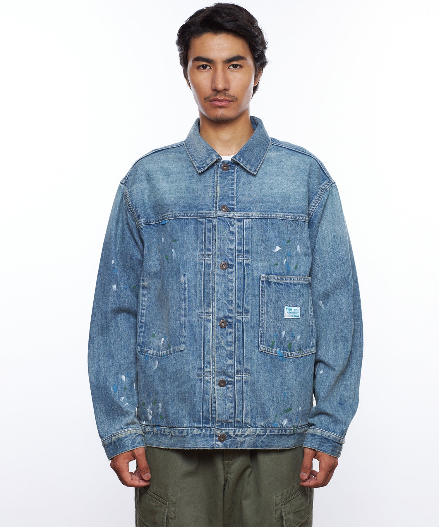 FLAG DENIM JACKET