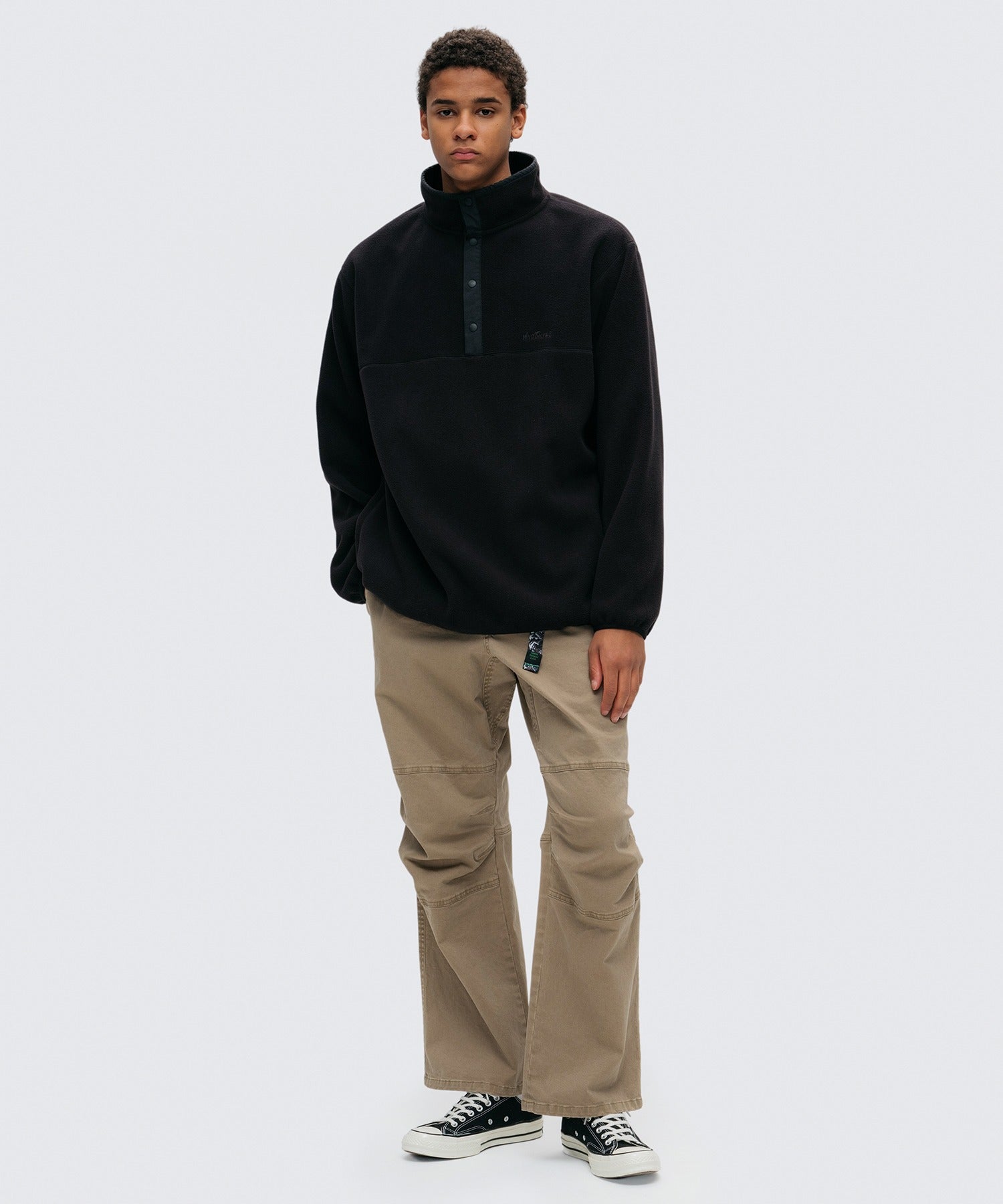 GRID FLEECE PULLOVER