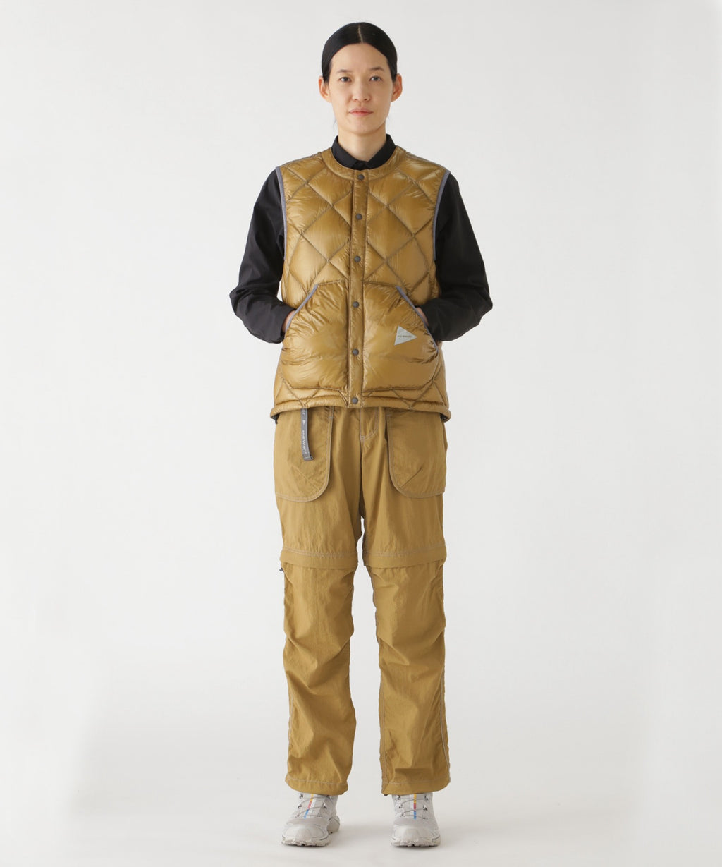 and wander / Diamond Stitch Down Vest
