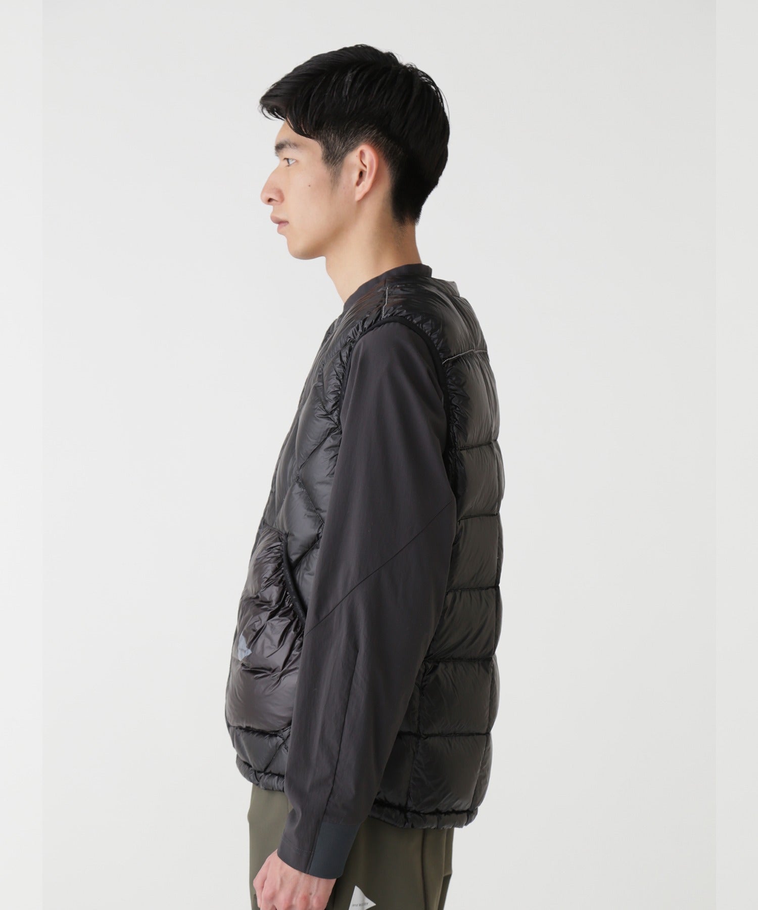 and wander / Diamond Stitch Down Vest
