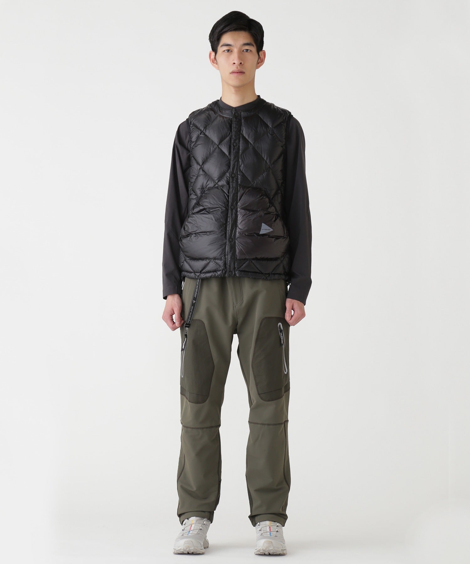 and wander / Diamond Stitch Down Vest