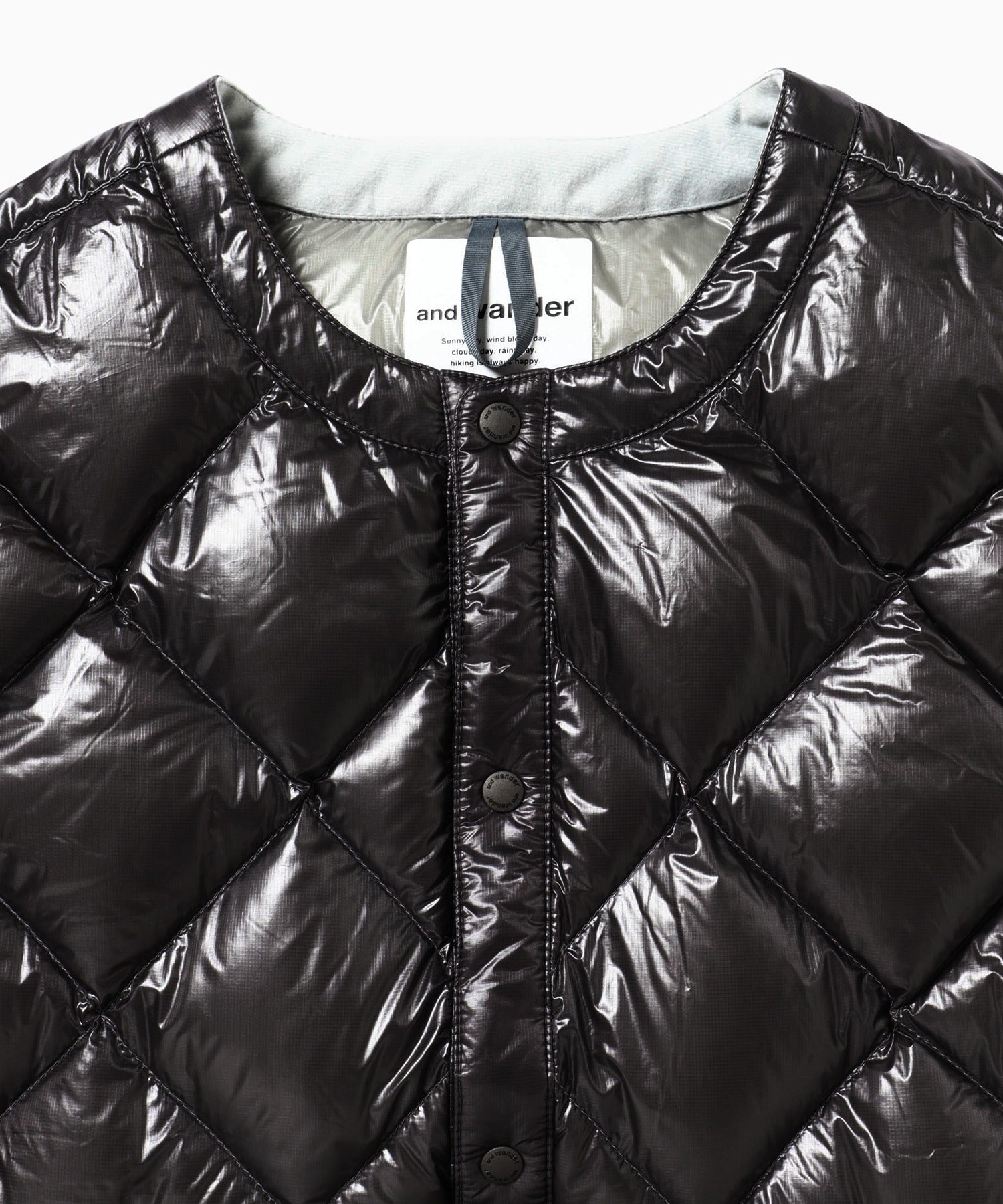 and wander / Diamond Stitch Down Vest
