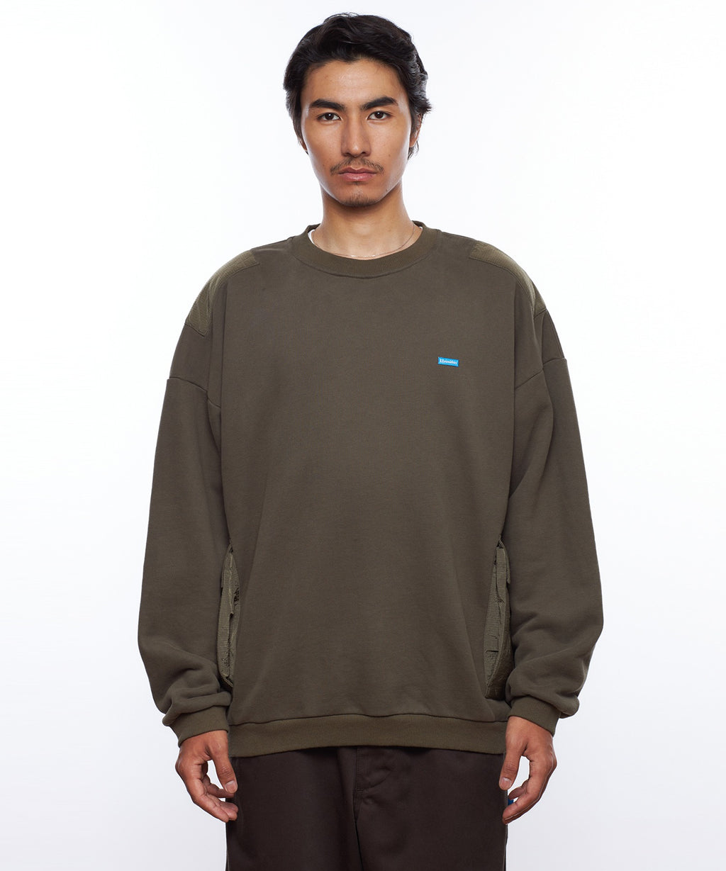 Liberaiders / QUILTED POCKET CREWNECK