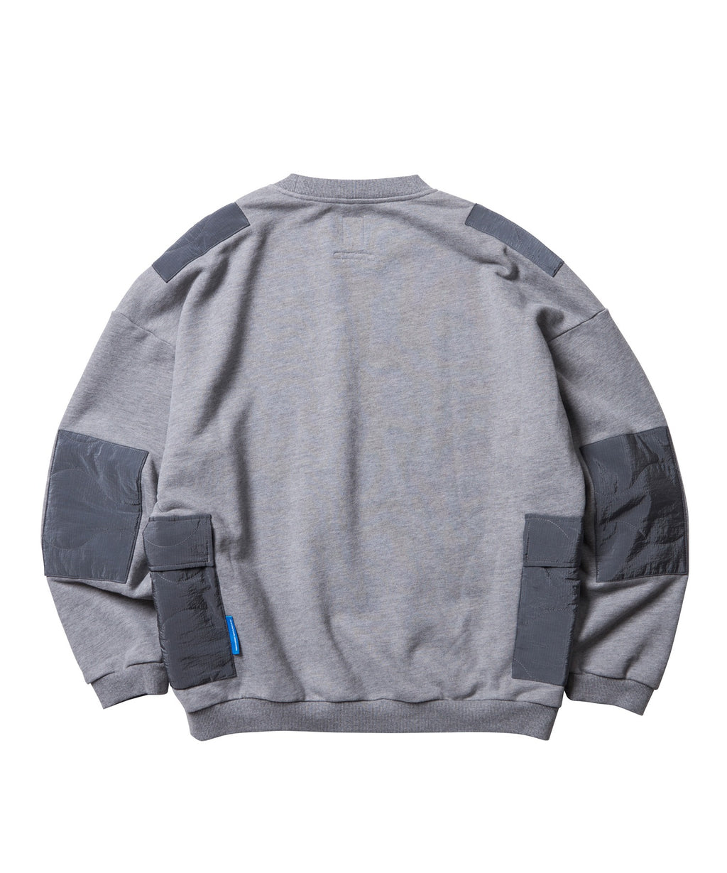 Liberaiders / QUILTED POCKET CREWNECK