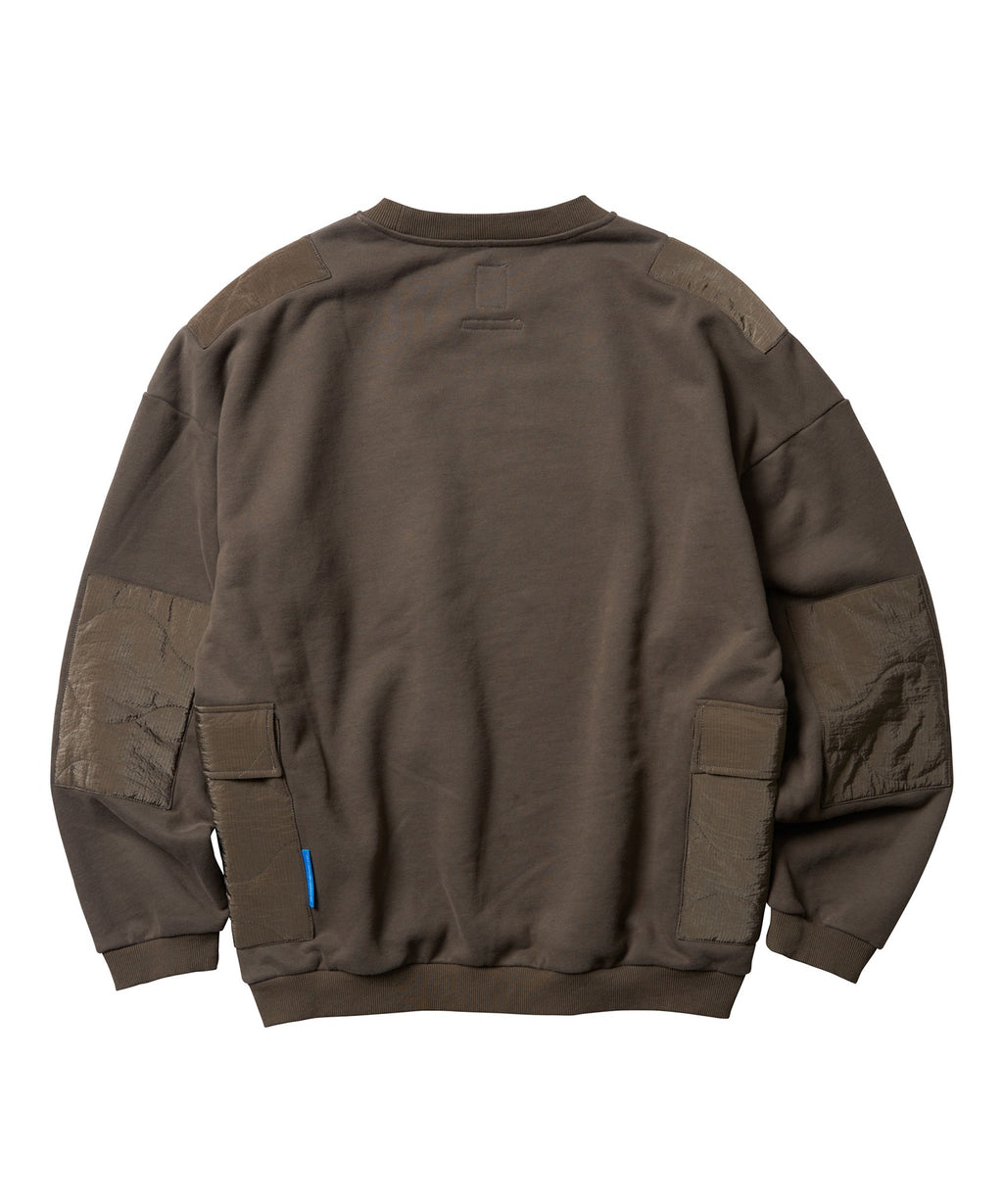 Liberaiders / QUILTED POCKET CREWNECK