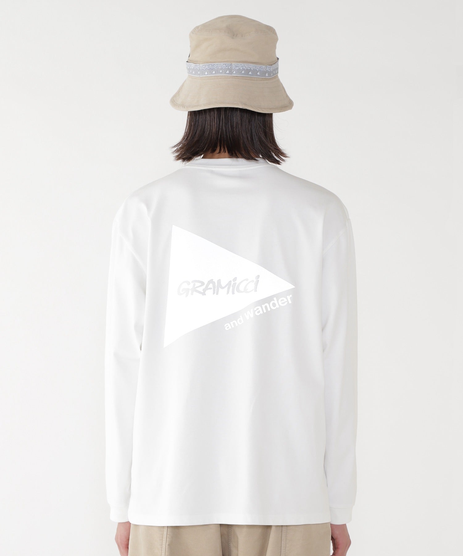 and wander×Gramicci Long Sleeve T-shirt