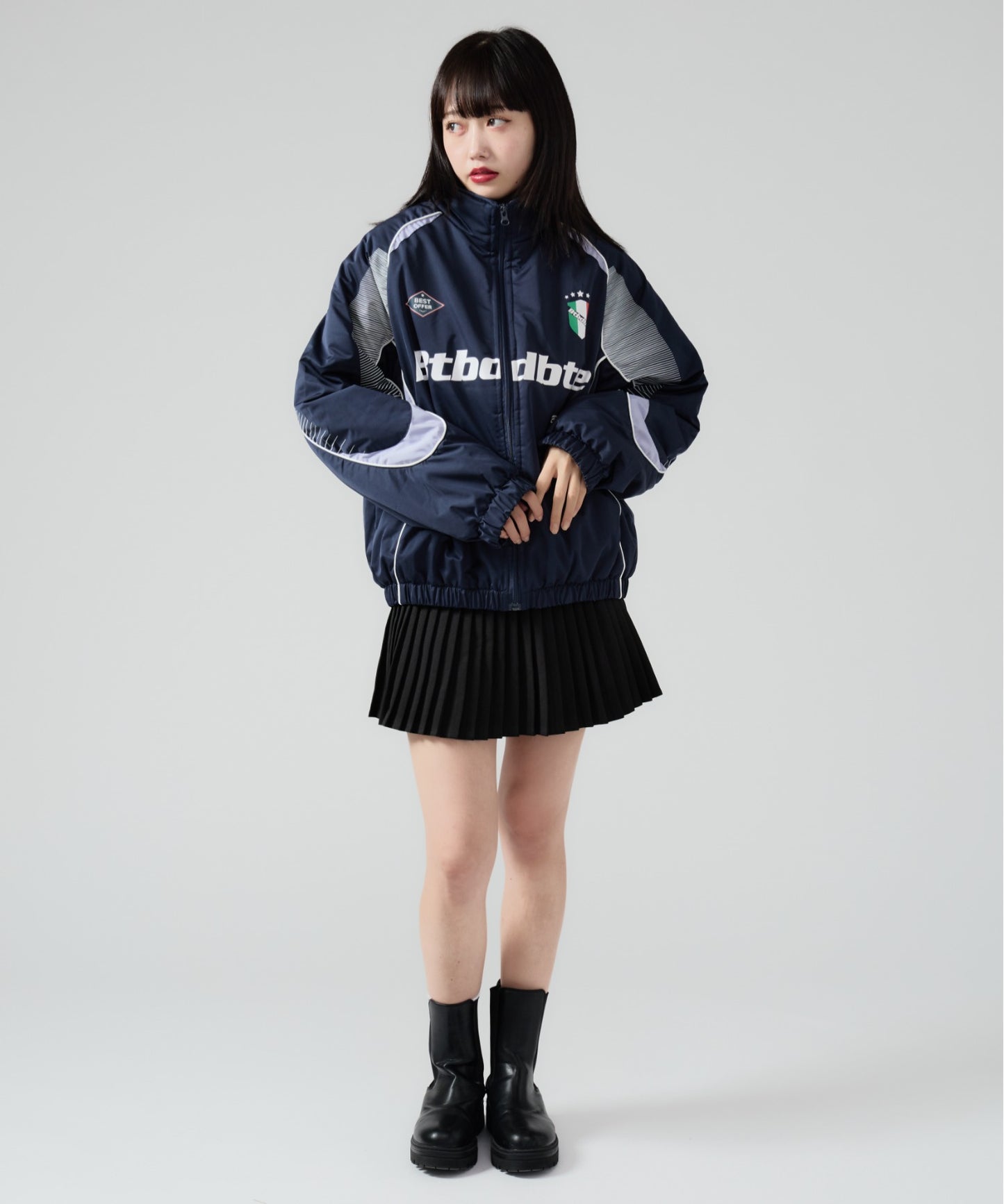 Chick  / Game Shirt like Padding Jacket  ゲームシャツ風 中綿ジャケット