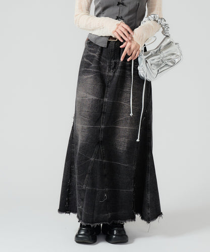 Chick / Vintage Like Denim Mermaid Skirt  ヴィンテージ風デニムマーメイドスカート