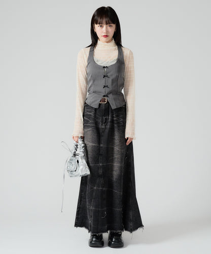 Chick / Vintage Like Denim Mermaid Skirt  ヴィンテージ風デニムマーメイドスカート