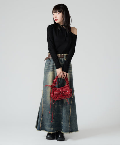 Chick / Vintage Like Denim Mermaid Skirt  ヴィンテージ風デニムマーメイドスカート