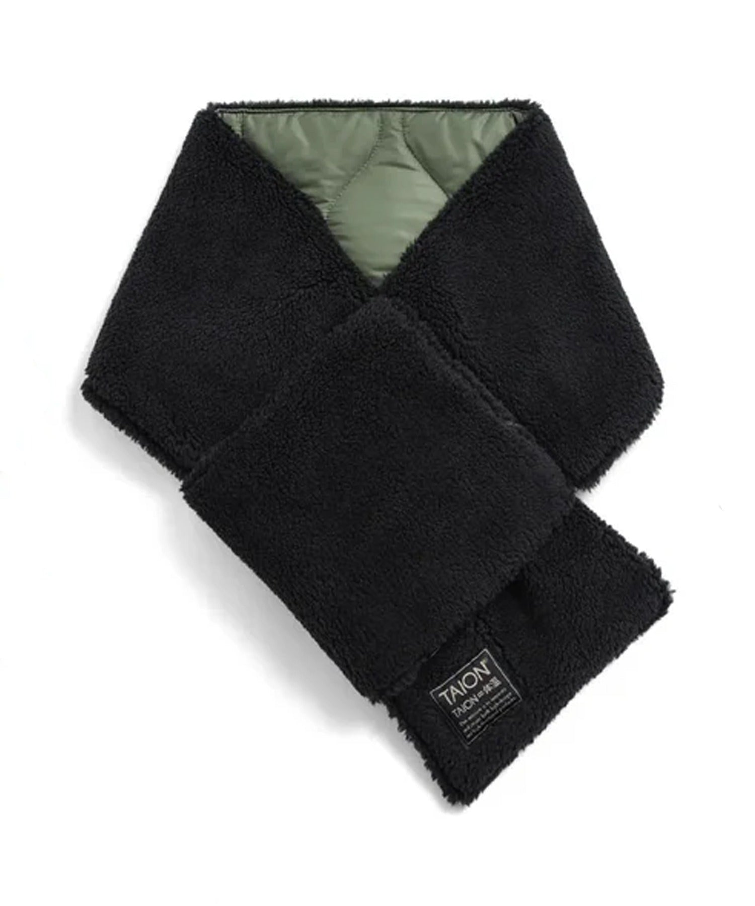 TAION / MILITARY REVERSIBLE DOWN SCARF(SOFT SHELL)