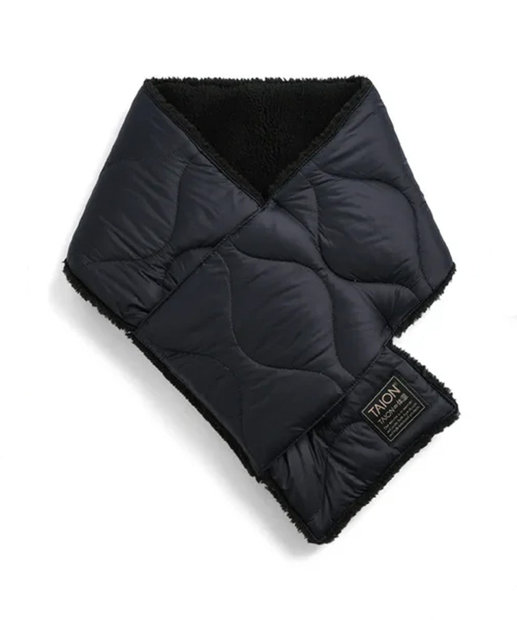 TAION / MILITARY REVERSIBLE DOWN SCARF(SOFT SHELL)