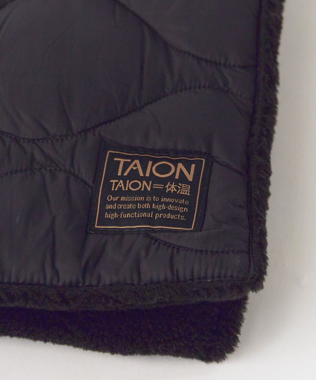 TAION / MILITARY REVERSIBLE DOWN SCARF(SOFT SHELL)