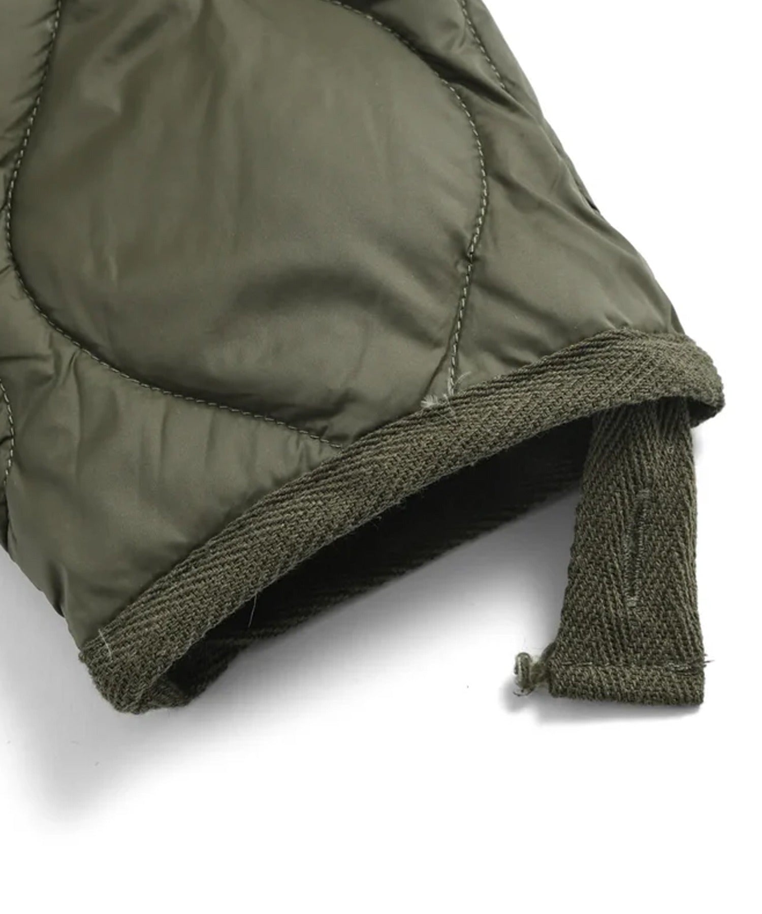 TAION / MILITARY V NECK W-ZIP DOWN JKT