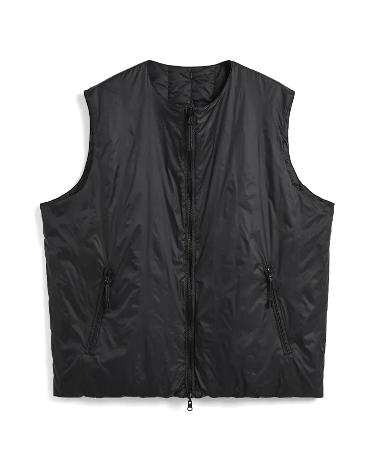 REVERSIBLE CHINA BUTTON INNER DOWN VEST