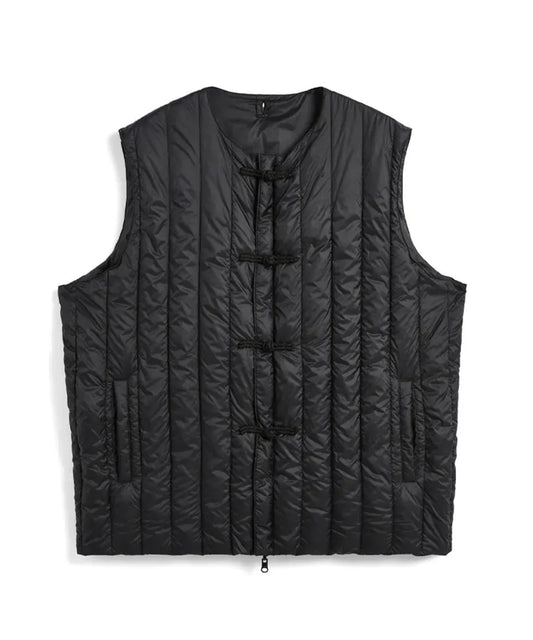 REVERSIBLE CHINA BUTTON INNER DOWN VEST