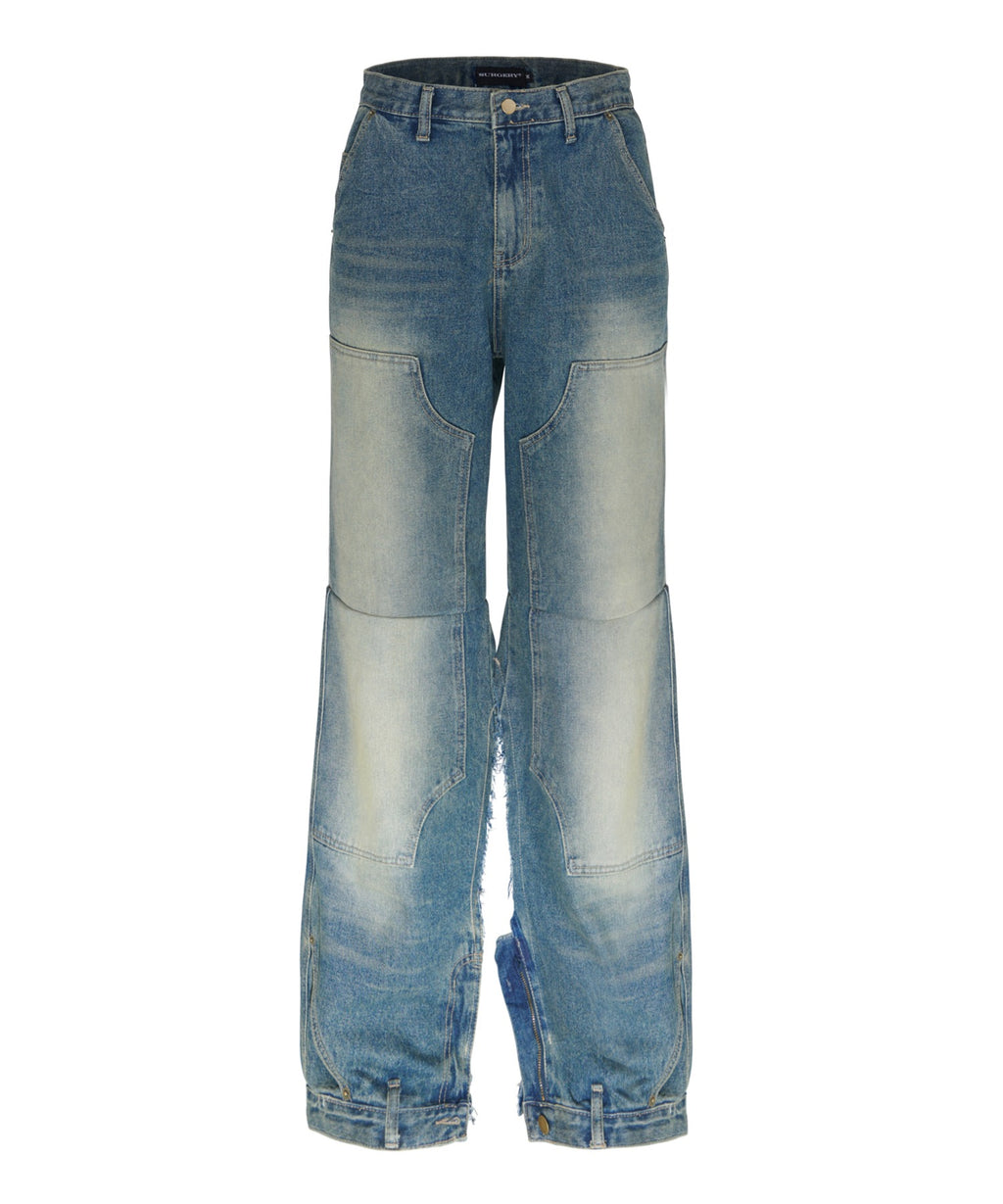 SURGERY / Double Knee Double Jeans ダブルニー デニムパンツ