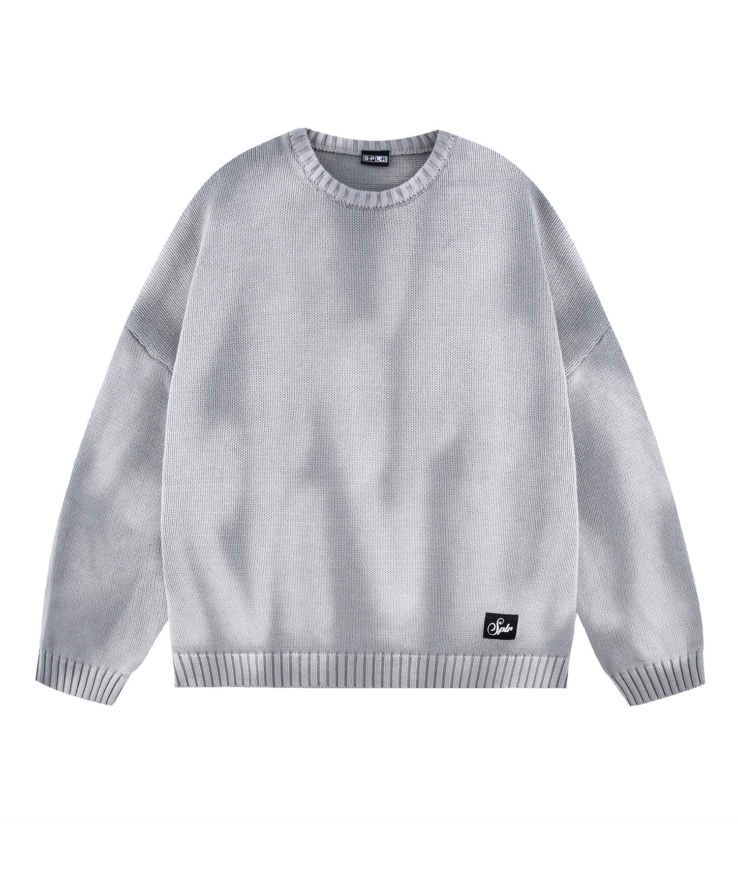 Garment Dyed Crew Knit