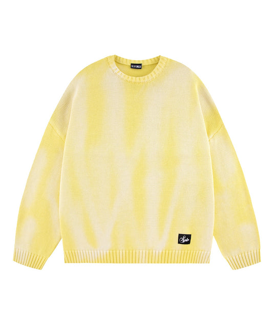 Garment Dyed Crew Knit