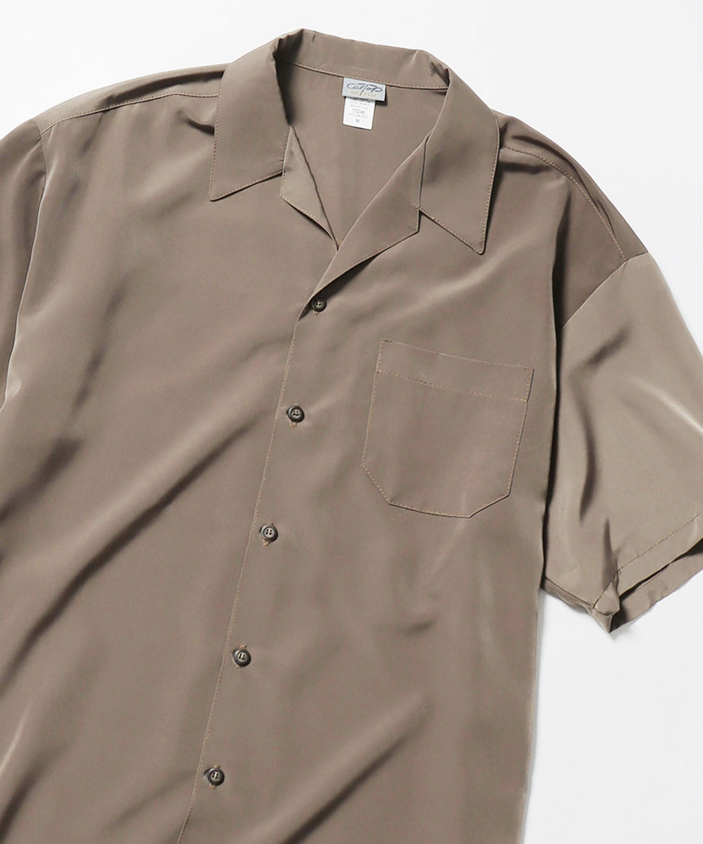 CALTOP / OPEN COLLER S/S SHIRT