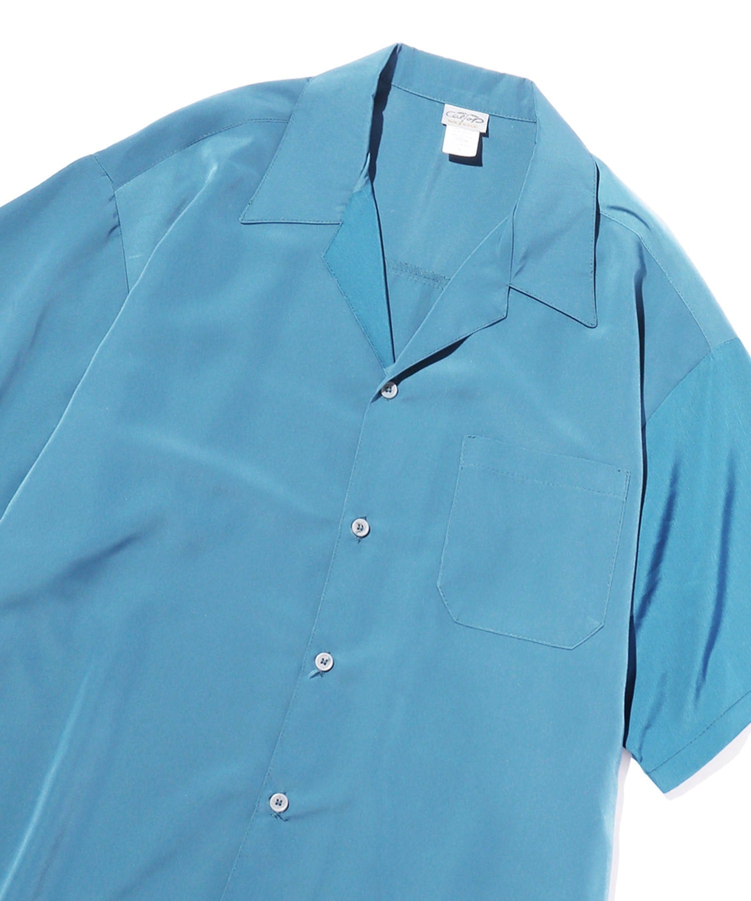 CALTOP / OPEN COLLER S/S SHIRT