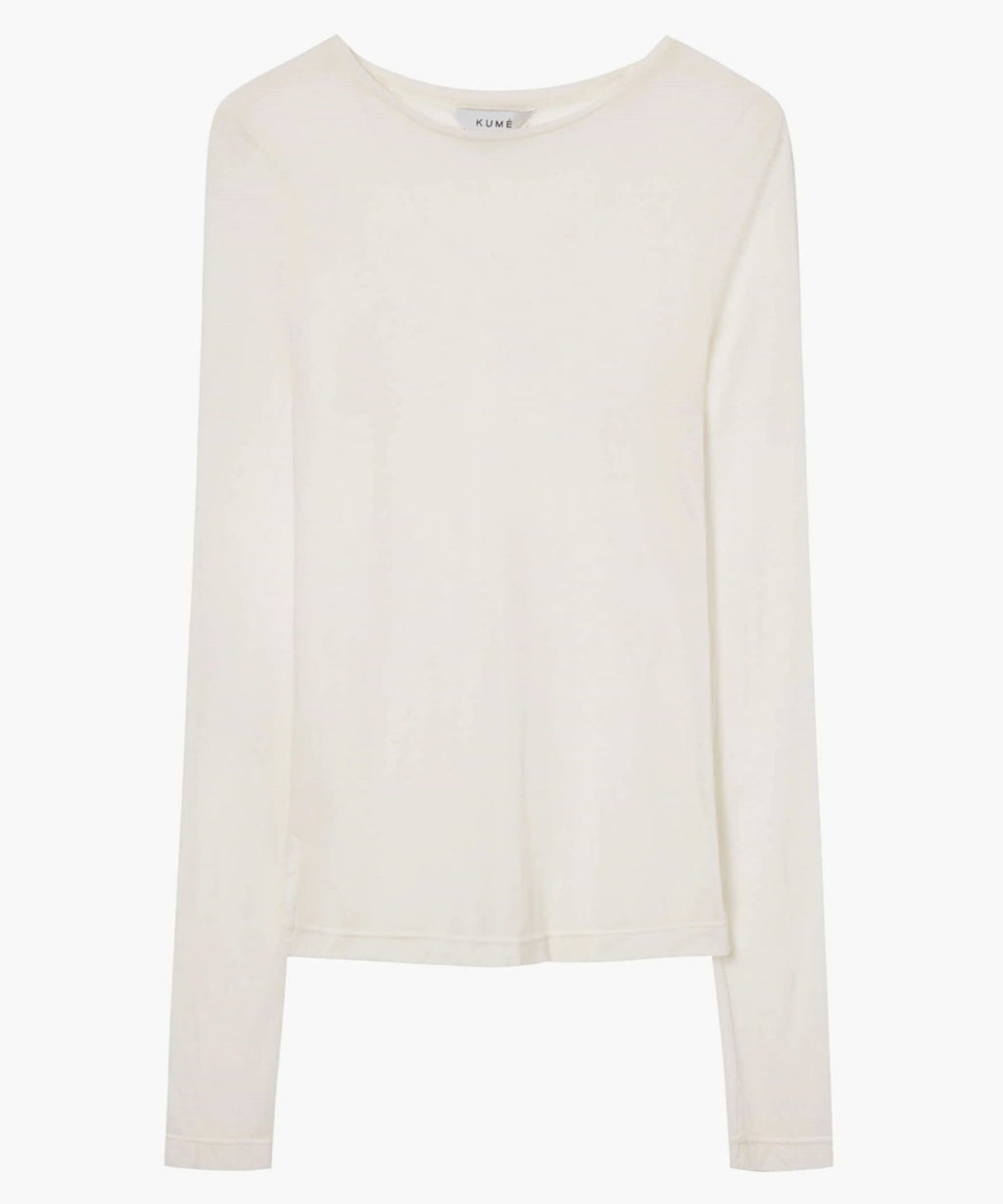 KUME / Basic Tencel Layering T-shirt / ロングスリーブ Ｔシャツ
