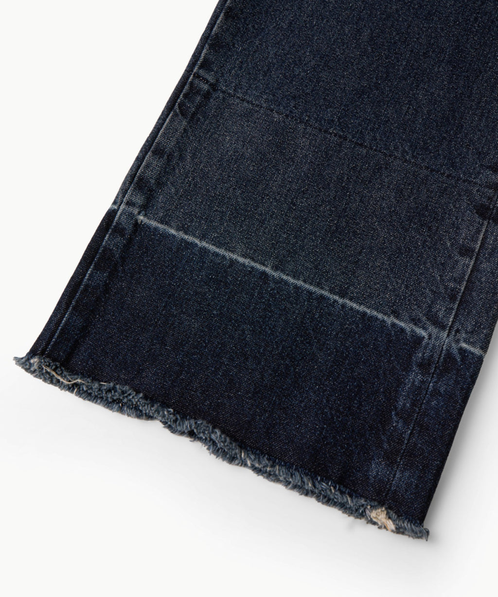 KUME / Lower Hem Washed Semi-Wide Denim Pants デニム パンツ