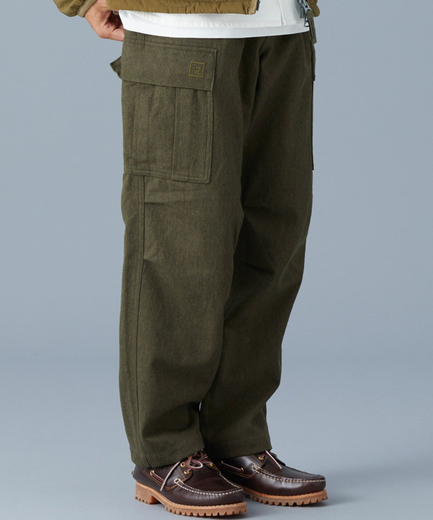 6 POCKET ARMY WOOL PANTS