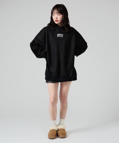 Chick / Zipper Design Pull Over Hoodie ジッパーデザインプルオーバーパーカー