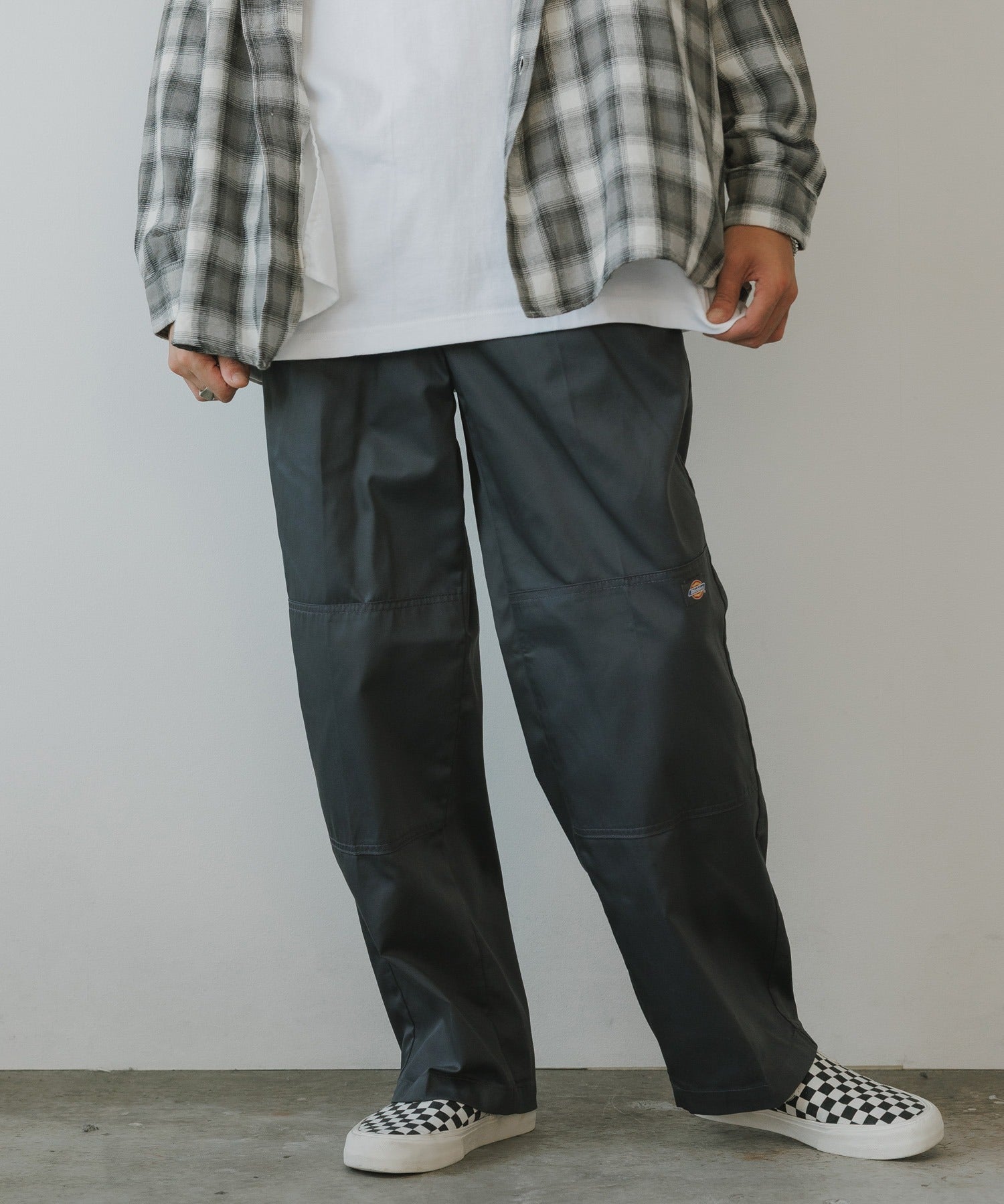 W double polyester pants OVY KAJA ディッキーズ Dickies x EVILACT Hidden Pockets Double Knee Work Pants | EVILACT