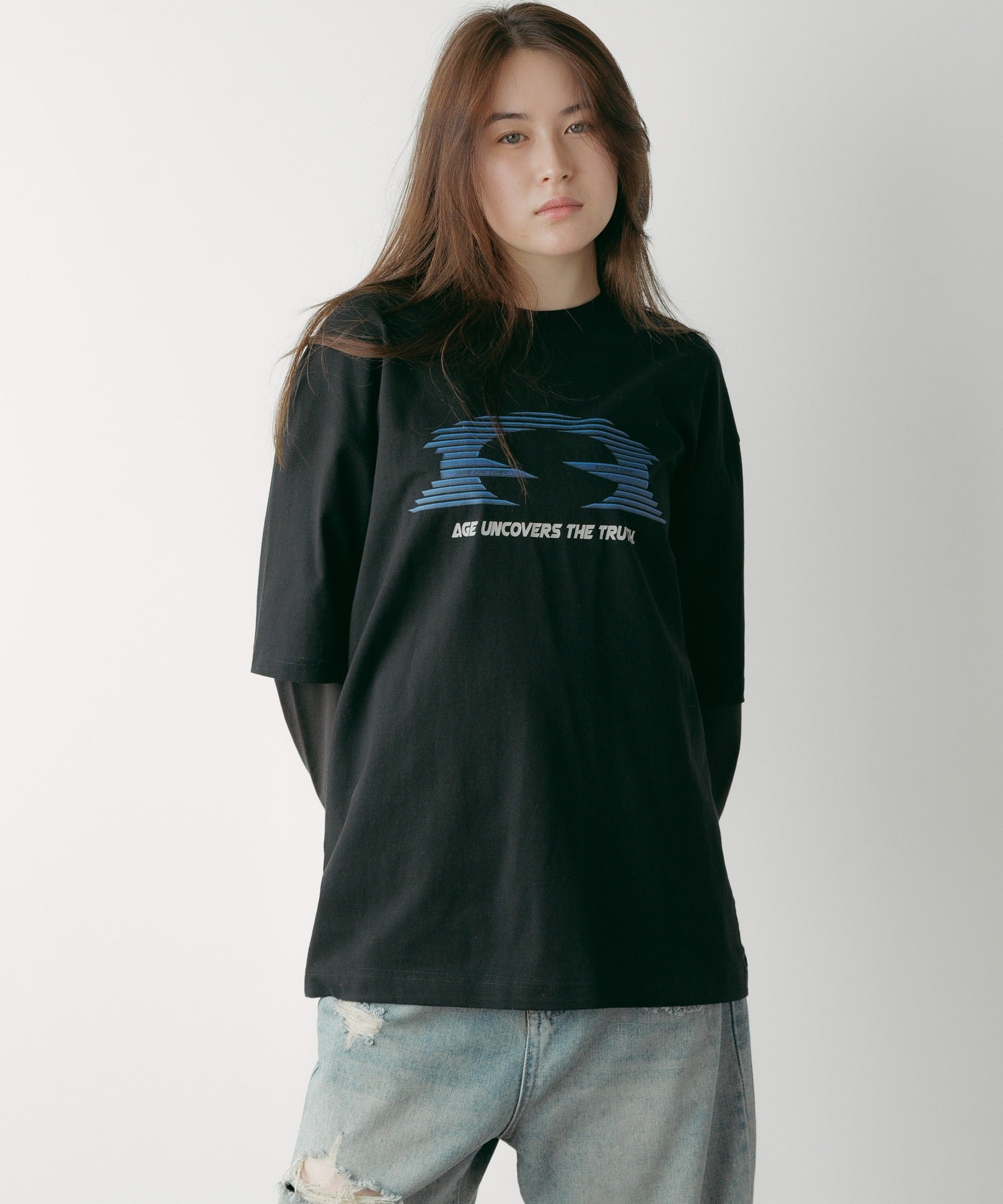 AGE FACTORY × SUPPLIER Layered Long Sleeve Tee