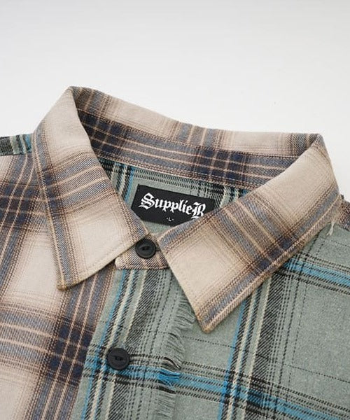 SUPPLIER / Switching Vintage Check Shirt