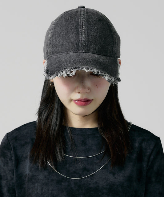 Chick / Damage processing Denim Cap ヴィンテージ風デニムキャップ