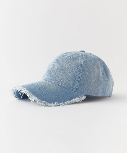 Chick / Damage processing Denim Cap ヴィンテージ風デニムキャップ