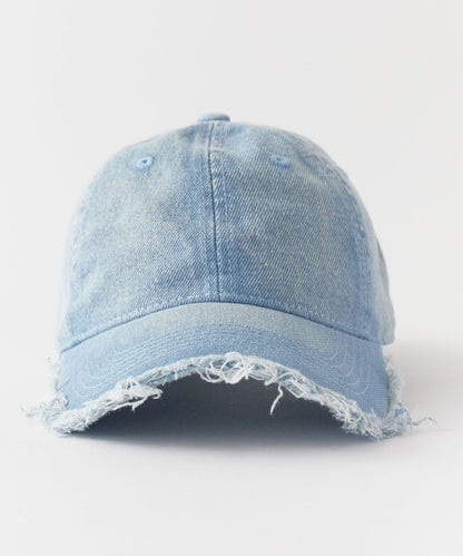 Chick / Damage processing Denim Cap ヴィンテージ風デニムキャップ